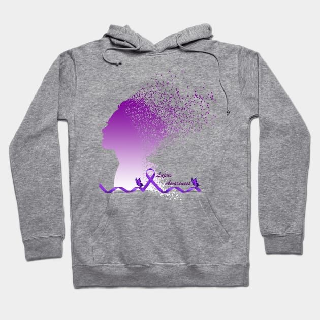 Lupus Awareness Hoodie by albaley